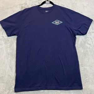 Salty Crew Men T-Shirt Large Blue Logo Sink Or Swim‎ Short Sleeve Beach Fishing